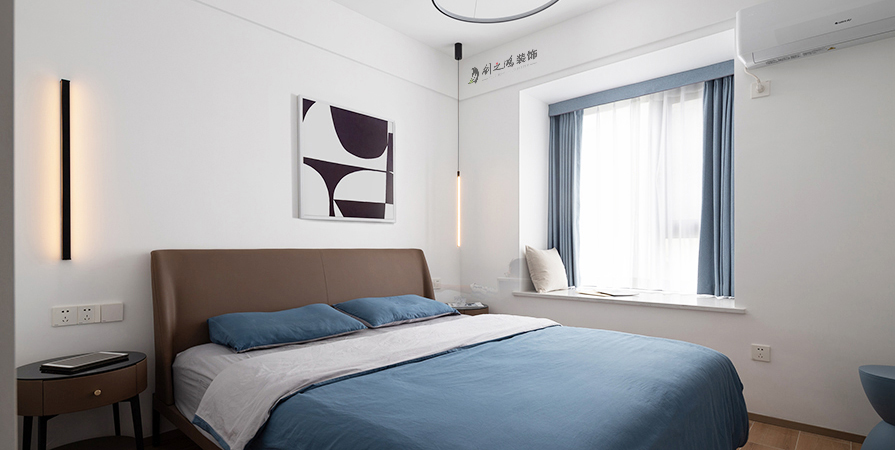 融創(chuàng)中央學府89㎡簡約風格裝修案例