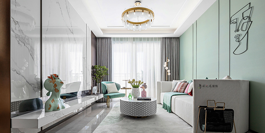 萬(wàn)科西華府89㎡簡(jiǎn)約風(fēng)格裝修案例