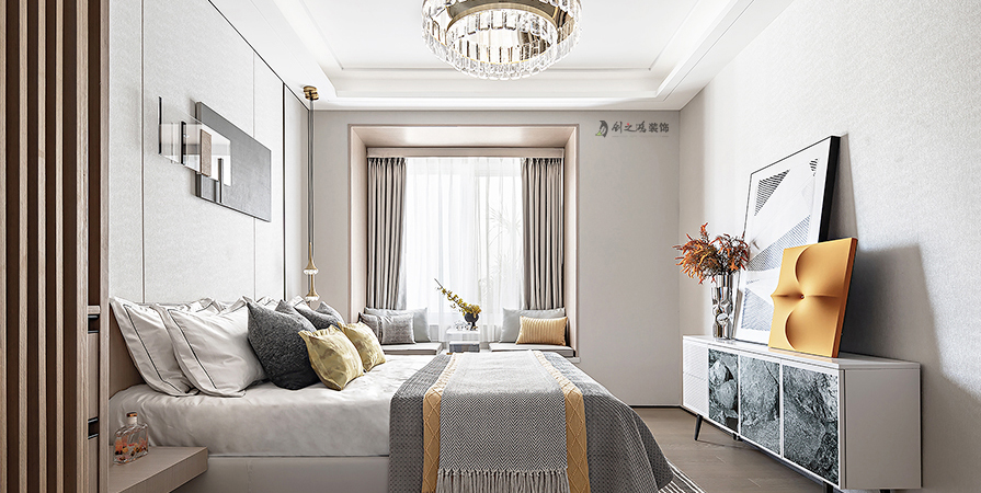 萬(wàn)科西華府89㎡簡(jiǎn)約風(fēng)格裝修案例