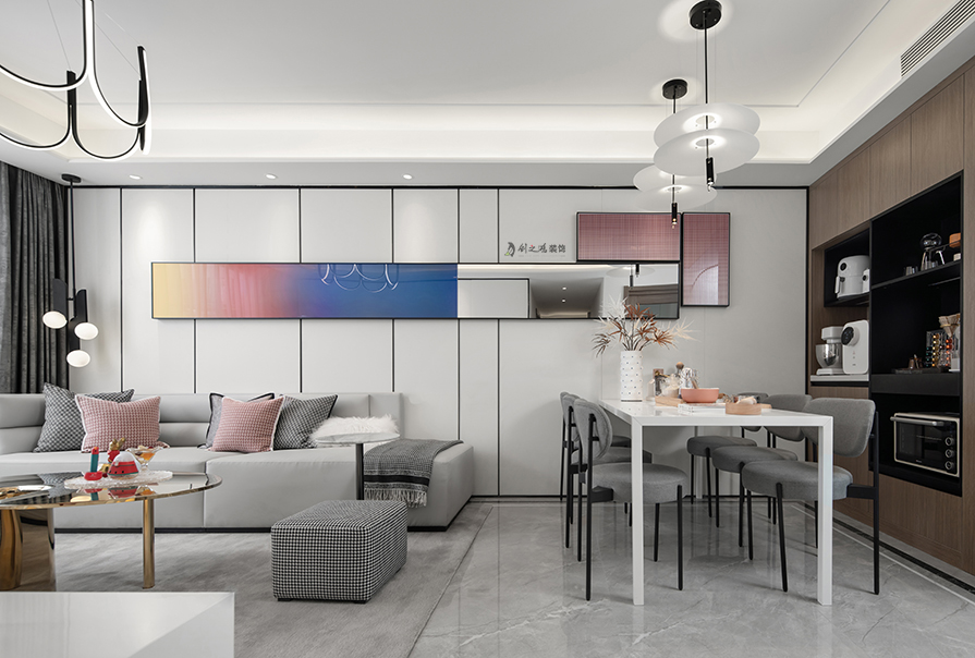 創(chuàng)之鴻裝飾客餐廳裝修實(shí)景圖