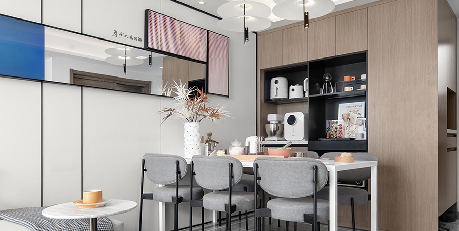 大都匯觀濤苑104㎡簡約風(fēng)格裝修實(shí)景圖