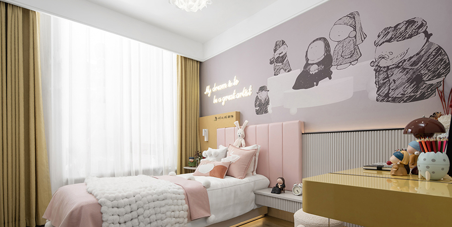 大都匯觀濤苑104㎡簡約風(fēng)格裝修實(shí)景圖