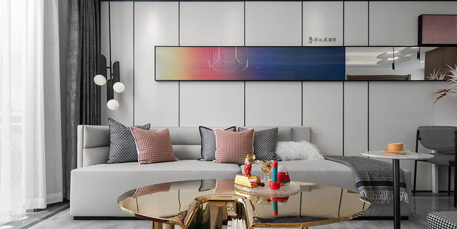 大都匯觀濤苑104㎡簡約風(fēng)格裝修實(shí)景圖