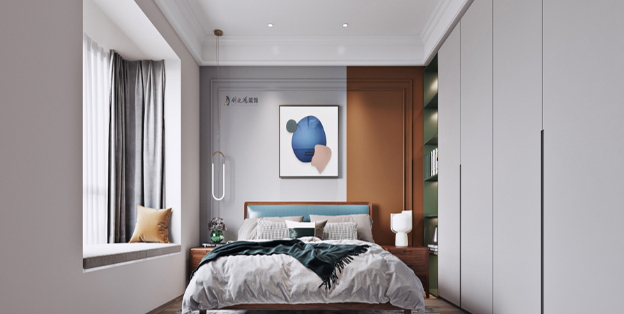 蘭雅苑73㎡新中式風(fēng)格裝修實(shí)景圖