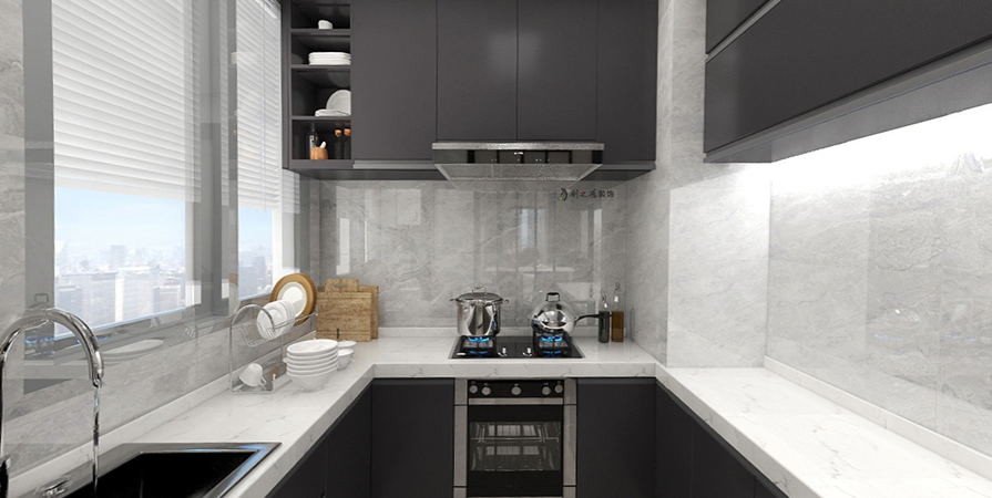 招商公園108㎡現(xiàn)代簡約風(fēng)格裝修實(shí)景圖