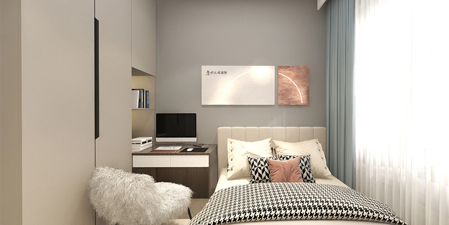 招商公園108㎡現(xiàn)代簡約風(fēng)格裝修實(shí)景圖