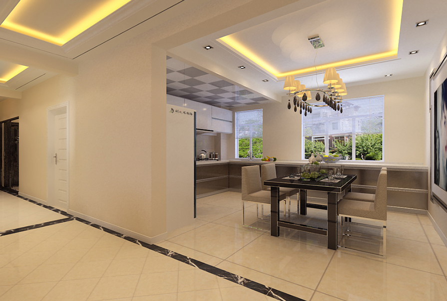 創(chuàng)之鴻組裝飾餐廳裝修效果圖