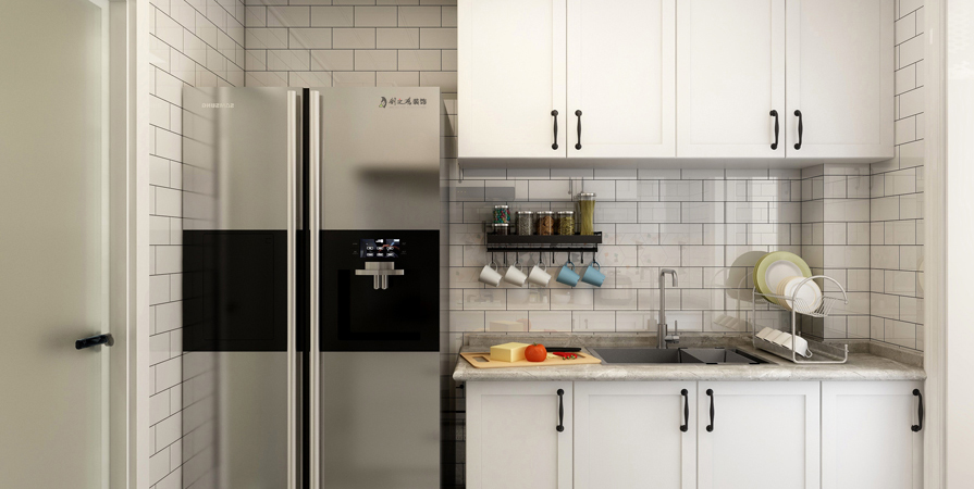 富力又一城118㎡現(xiàn)代輕奢風格風格裝修實景圖