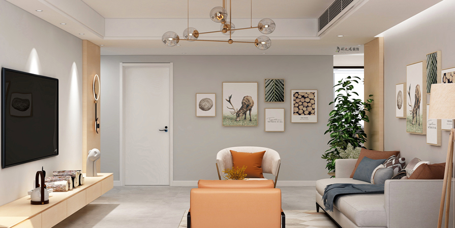 美居花園118㎡現(xiàn)代簡(jiǎn)約風(fēng)格裝修效果圖
