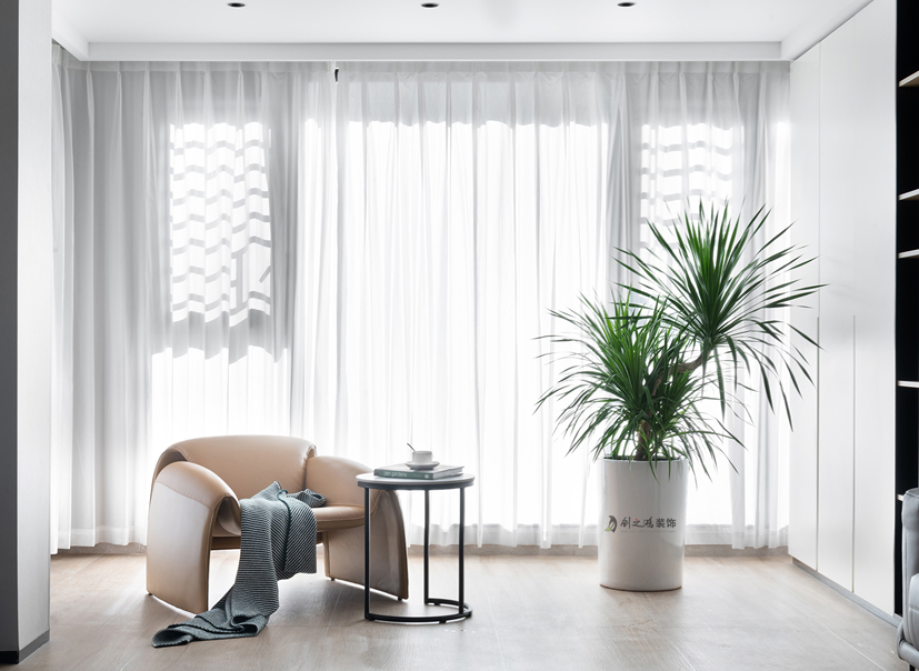 創(chuàng)之鴻裝飾客廳陽(yáng)臺(tái)裝修效果圖