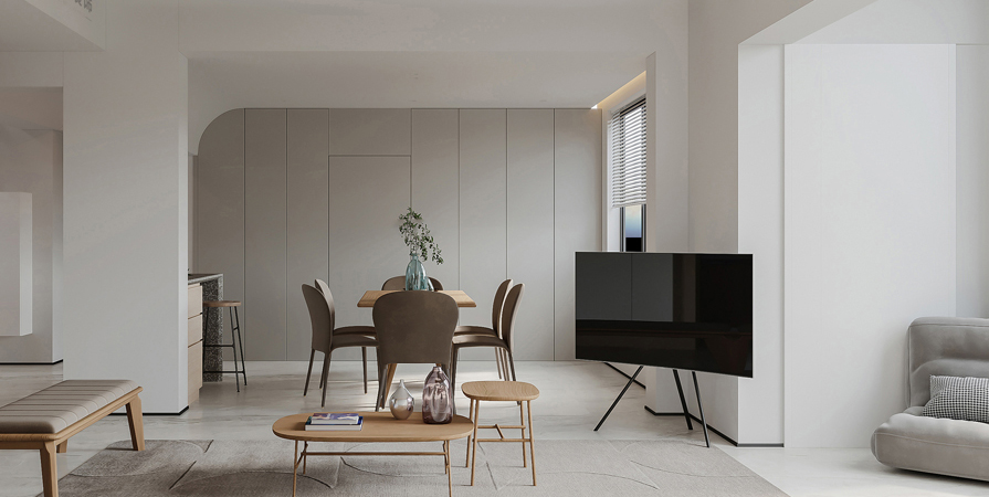 格調(diào)榴園121㎡現(xiàn)代北歐風裝修效果圖