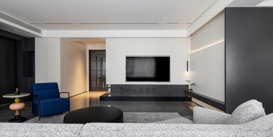 融僑方圓143㎡現(xiàn)代極簡風(fēng)格裝修效果圖