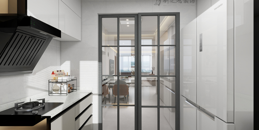 京都雍清麗苑117㎡現(xiàn)代簡約風格裝修效果圖