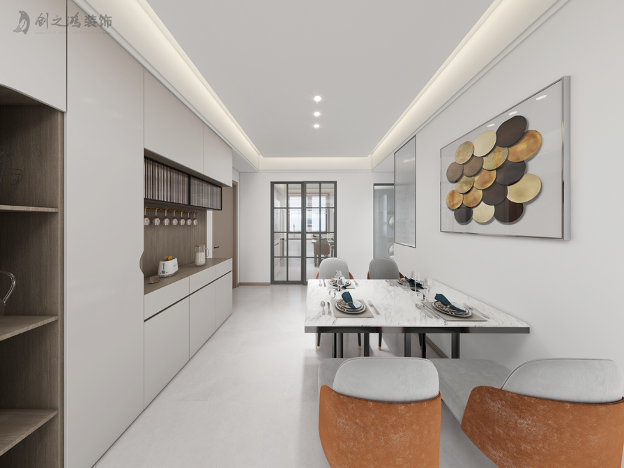 創(chuàng)之鴻裝飾客餐廳裝修效果圖
