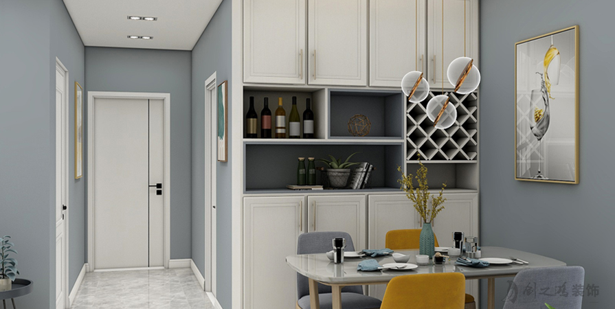 安納西小鎮(zhèn)135㎡三居室北歐風(fēng)格裝修案例