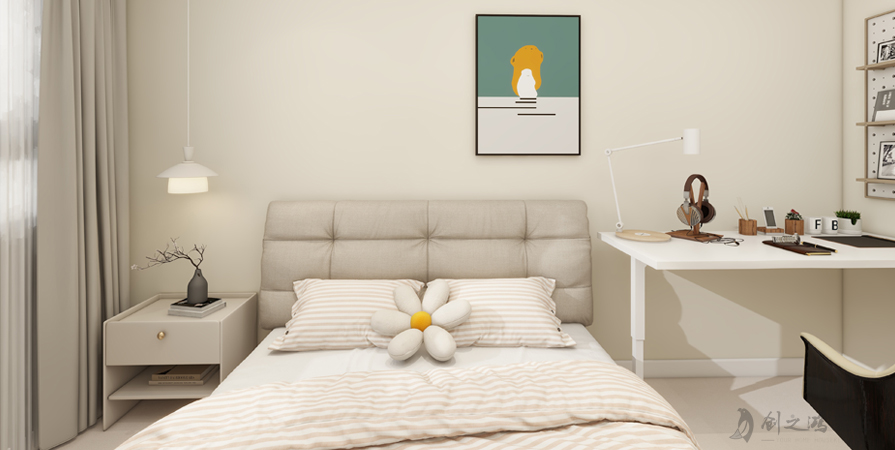 寶翠花都煥景園123㎡兩居室現(xiàn)代簡約風格裝修案例