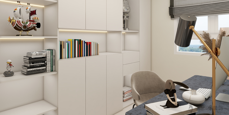 寶翠花都煥景園123㎡兩居室現(xiàn)代簡約風格裝修案例