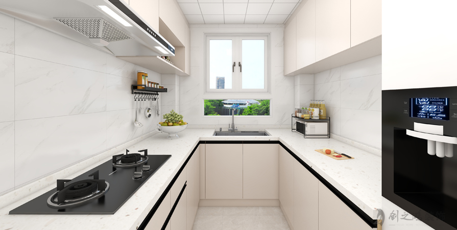 大華國展96㎡三居室現(xiàn)代簡約風格裝修案例