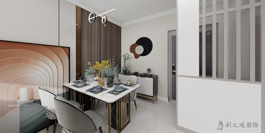 萬(wàn)欣城68㎡兩居室現(xiàn)代簡(jiǎn)約風(fēng)格裝修案例