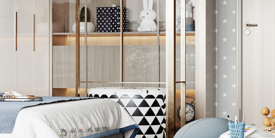 哈蘭莊園182㎡新中式風(fēng)格別墅裝修案例