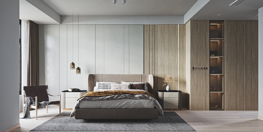 天江格調花園180㎡現(xiàn)代簡約風格四居室裝修案例