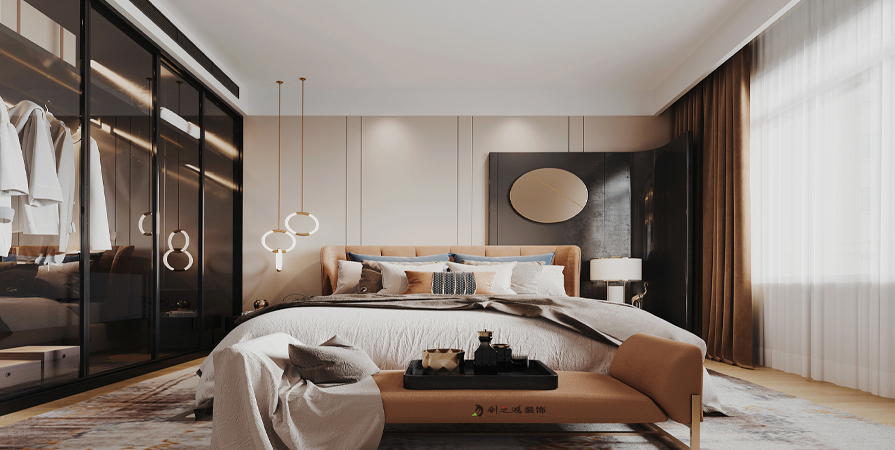 綠城誠園143㎡輕奢風格四居室裝修案例