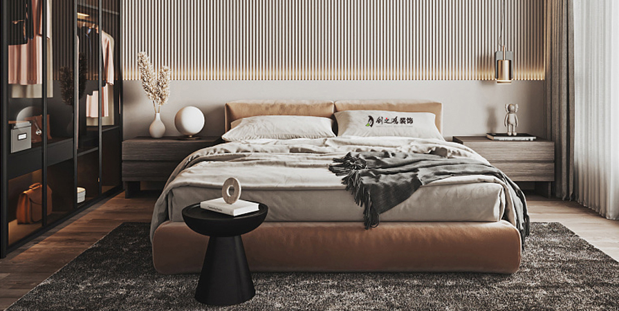 財(cái)信河西府120㎡ 混搭風(fēng)格三居室裝修案例