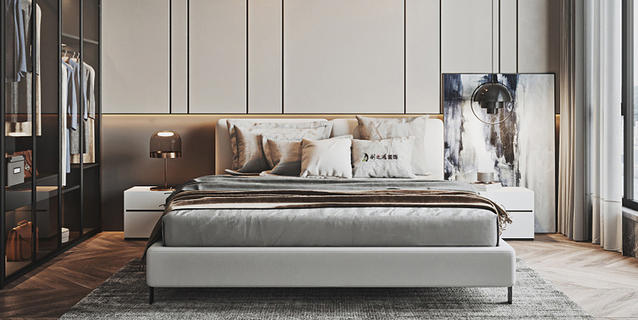 財(cái)信河西府120㎡ 混搭風(fēng)格三居室裝修案例