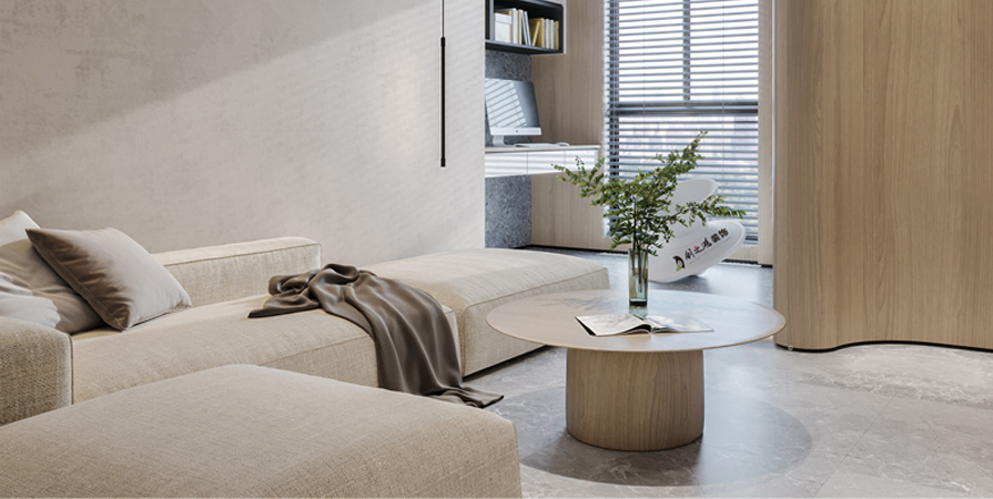 財(cái)信河西府141㎡侘寂風(fēng)格三居室裝修案例