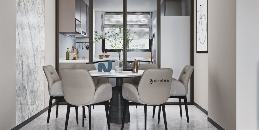 遠洋未來城138㎡現(xiàn)代簡約風(fēng)格三居室裝修案例