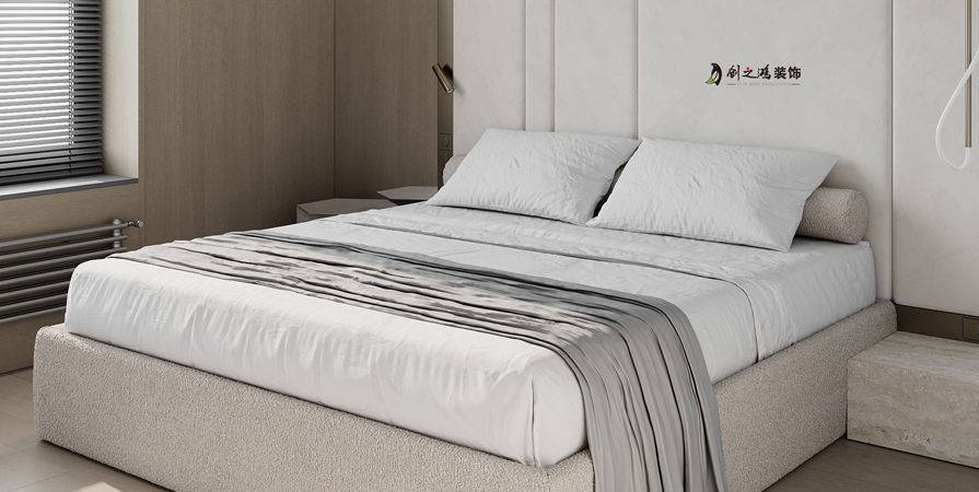 海河陸號院116㎡極簡風(fēng)格三居室裝修案例