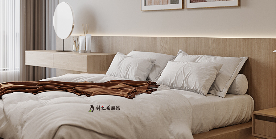 中國鐵建·花語瀾廷77㎡日式風(fēng)格兩居室裝修案例