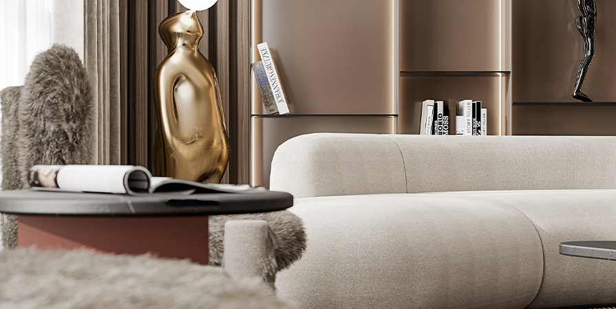 愛(ài)情繽紛里115㎡侘寂風(fēng)格三居室裝修案例