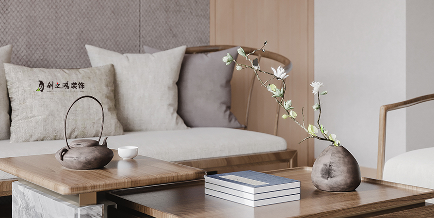 中?！ぷ蟀对淳?25㎡新中式風(fēng)格三居室裝修案例