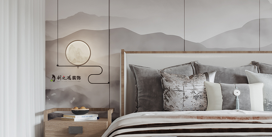 中?！ぷ蟀对淳?25㎡新中式風(fēng)格三居室裝修案例