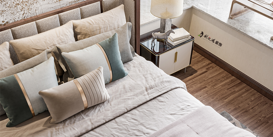 上東金茂悅83㎡新中式風格兩居室裝修案例