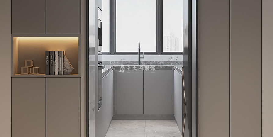 愛情繽紛里96㎡現(xiàn)代簡約風格三居室裝修案例