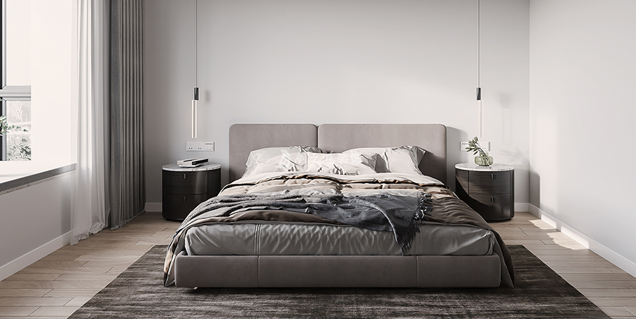 愛情繽紛里96㎡現(xiàn)代簡約風格三居室裝修案例