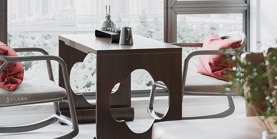 金地藝城華府137㎡現(xiàn)代簡約風格四居室裝修案例