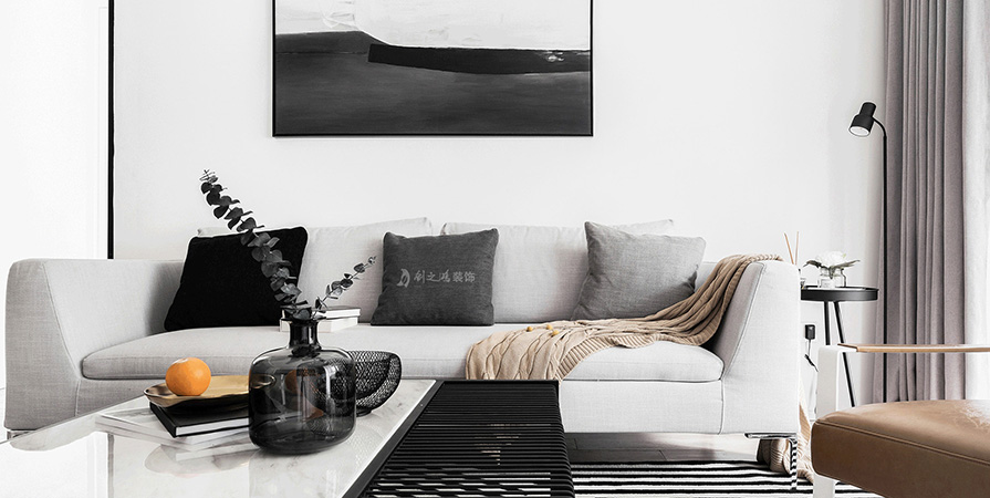 愛情繽紛里75㎡北歐風格兩居室裝修案例