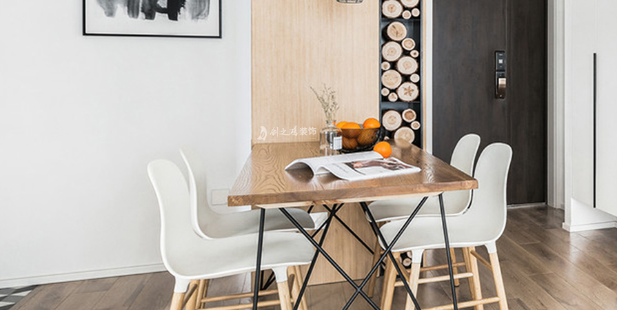 愛情繽紛里75㎡北歐風格兩居室裝修案例