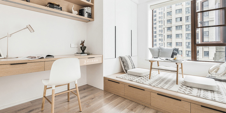 愛情繽紛里75㎡北歐風格兩居室裝修案例