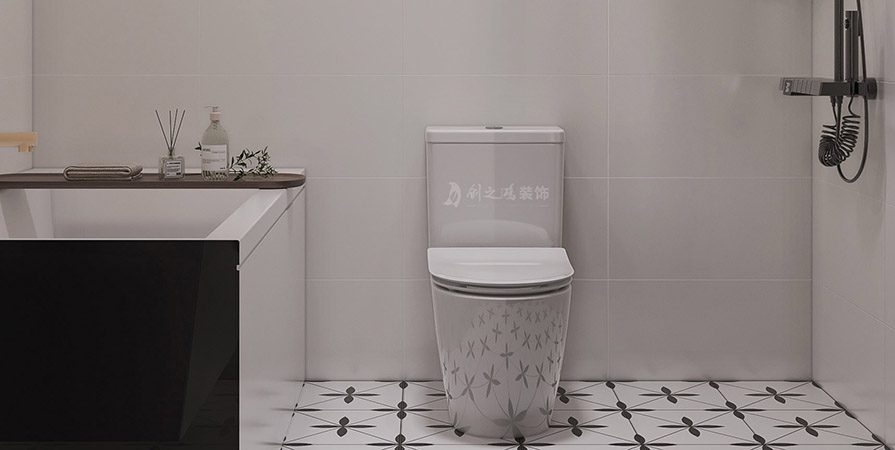 鑫昱花園99㎡現(xiàn)代美式風格兩居室裝修案例