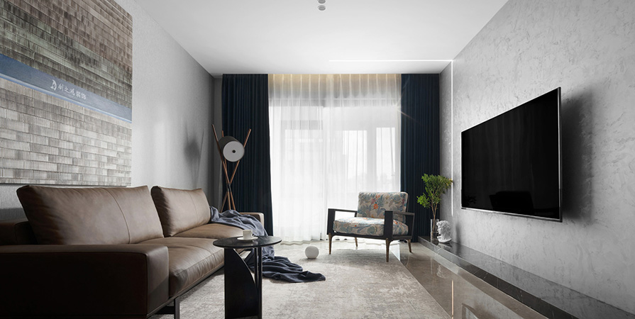 煦園新居85㎡現(xiàn)代風格兩居室改造案例