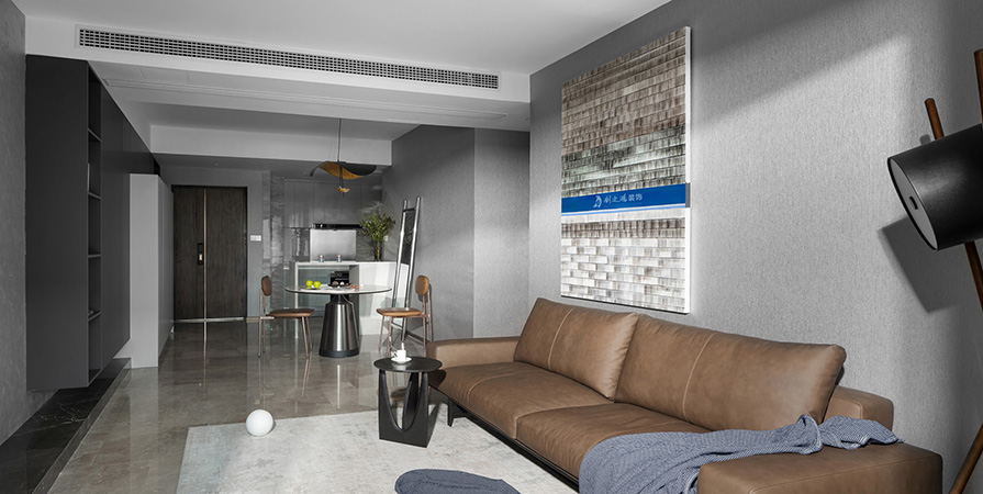 煦園新居85㎡現(xiàn)代風格兩居室改造案例