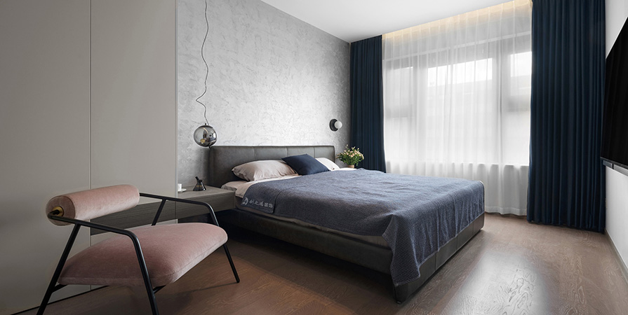 煦園新居85㎡現(xiàn)代風格兩居室改造案例