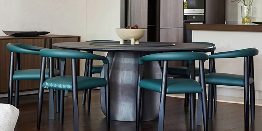 中儲城邦156㎡現(xiàn)代風格下疊別墅裝修案例