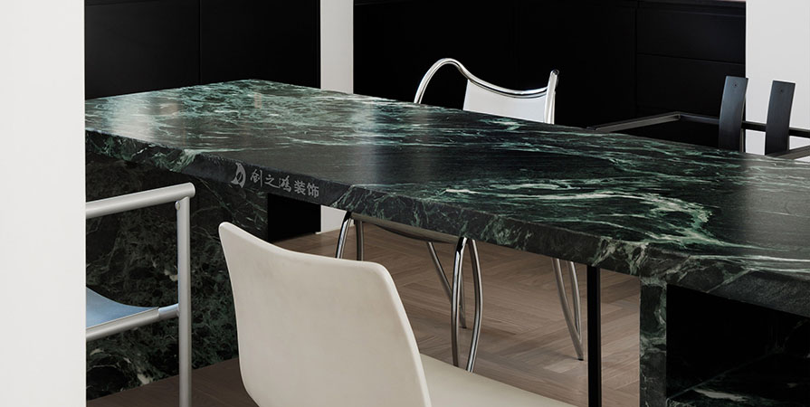 百酈榮錦苑113㎡極簡風(fēng)格三居室裝修案例