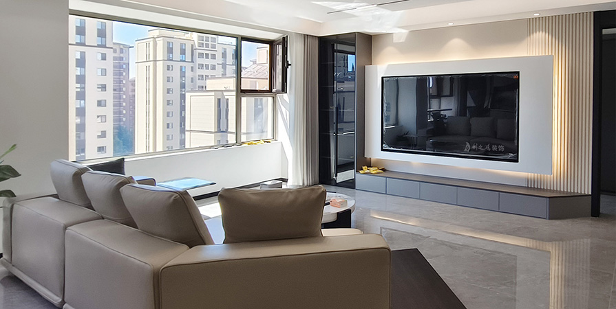 上東金茂悅140㎡現(xiàn)代簡約風(fēng)格三居室實景案例