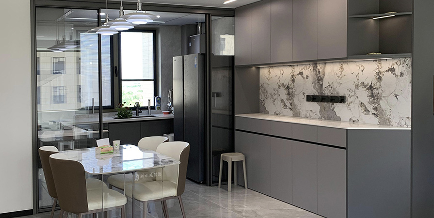 上東金茂悅140㎡現(xiàn)代簡約風(fēng)格三居室實景案例